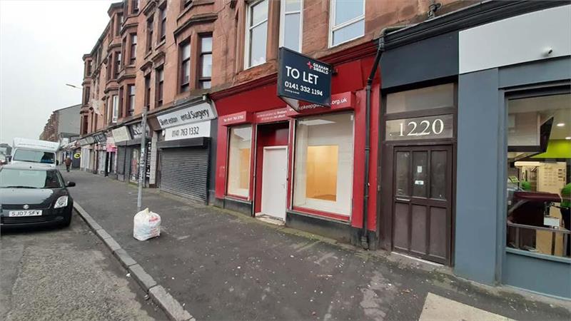 shop to let Glasgow