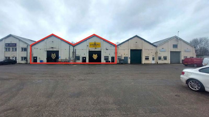 Mid Terrace Warehouse To let 