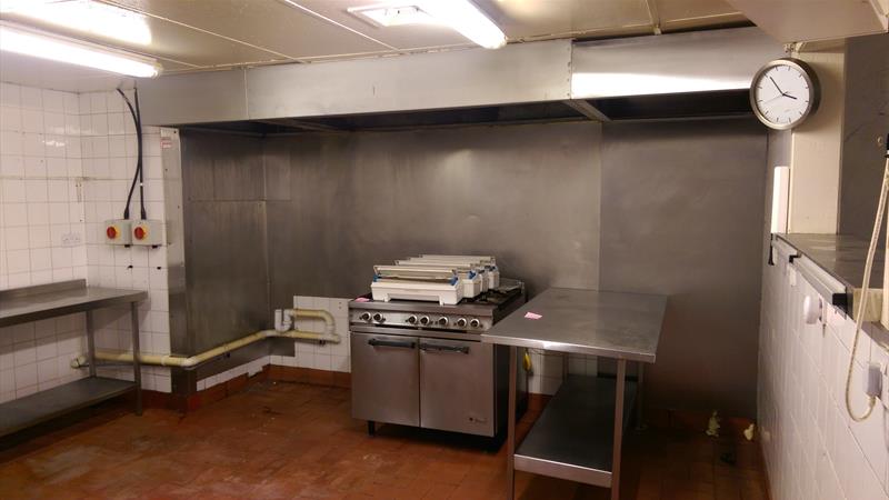 Kitchen area / extract hood