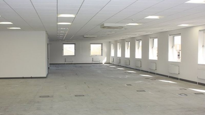 Internal view of open plan office