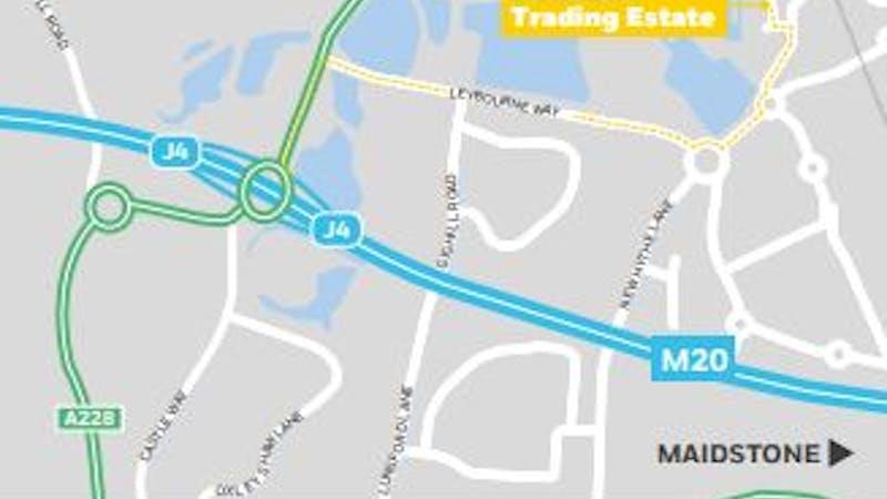 Aylesford  A5 Larkfield Trading Estate map.JPG