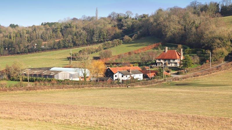 Cudham  The Tithe Barn views.JPG