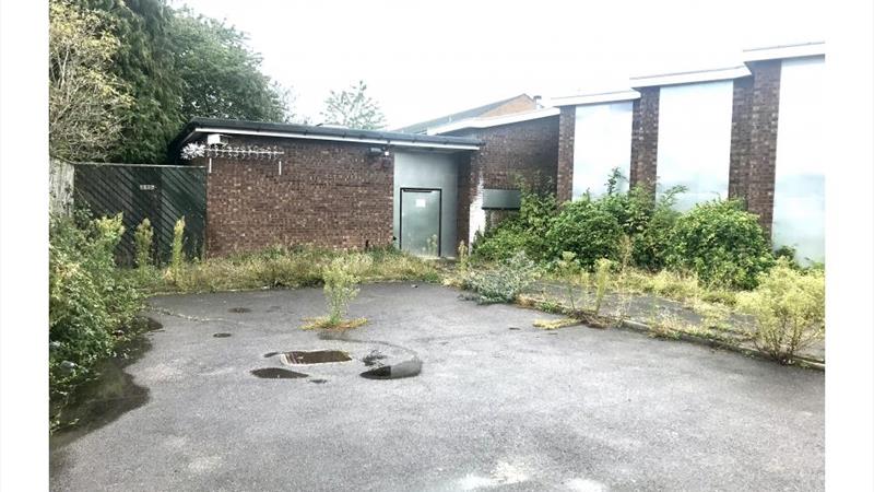 View from within the property looking north east