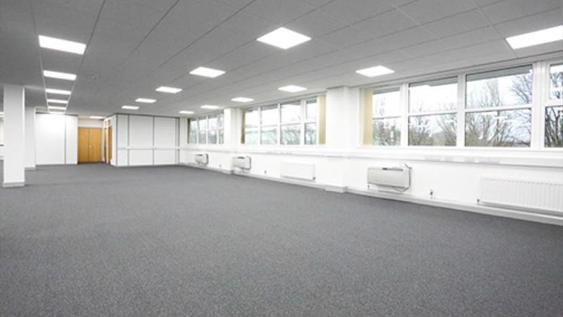 Top floor open plan office space 