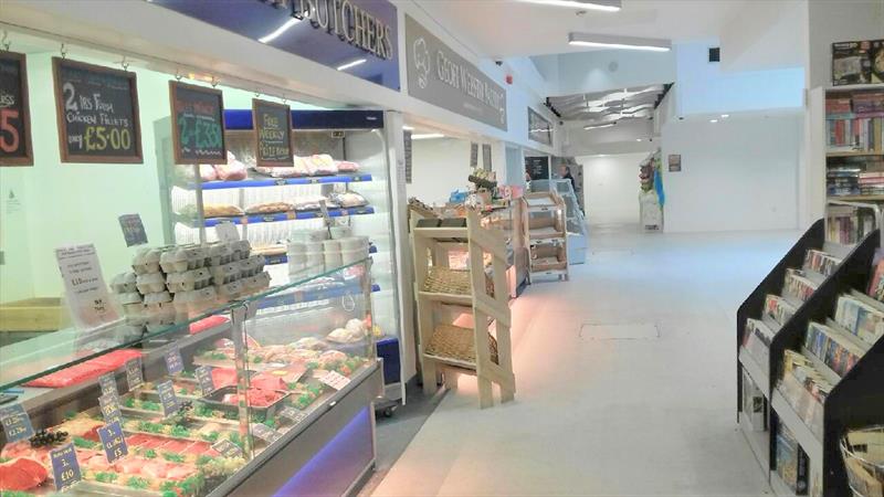 Stalls in Refurbished Indoor Market