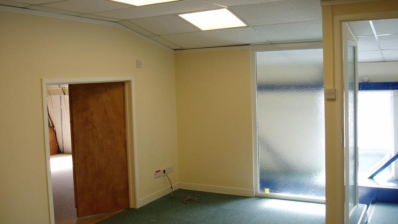 The first floor office