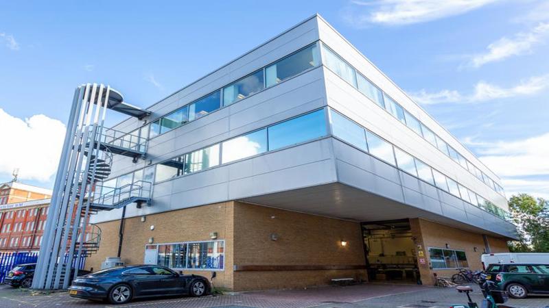 Warehouse with adjoining offices