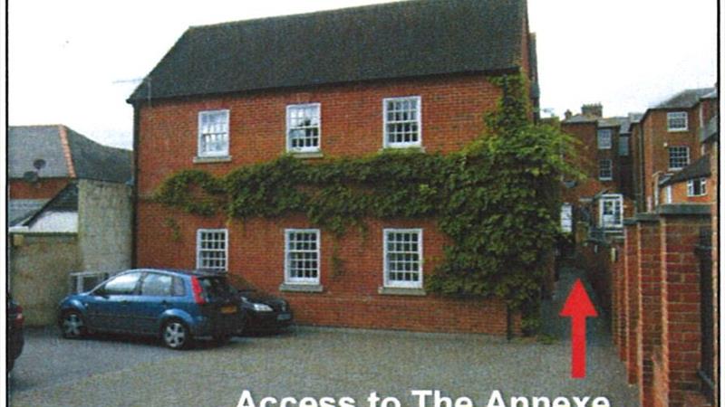 Saxon House with side entrance to Annexe shown