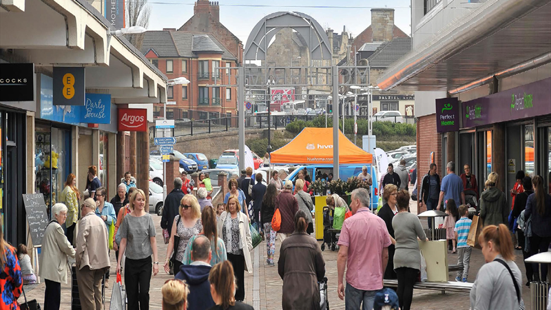 Retail Units In Busy Shopping Centre