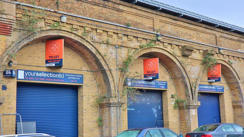 Railway Arch With High Ceiling Height