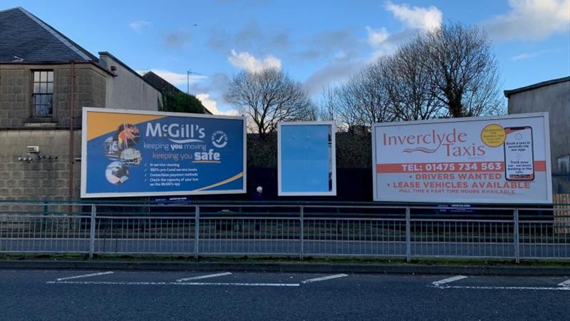 Outstanding Billboards At Greenock Bus Station