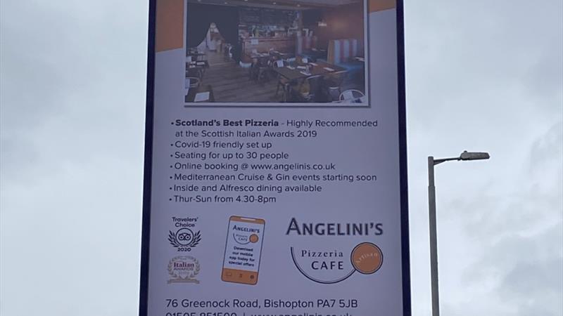 Digital Advertising With Bishopton Digital Screen