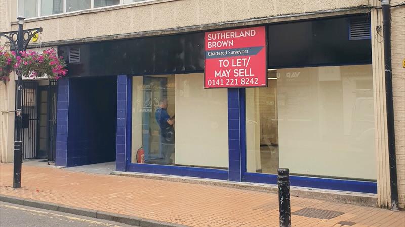 Shop To Let/May Sell in Alloa