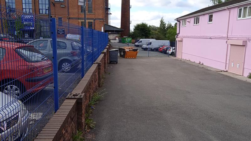 Canal Side Lodge Yard Upper View