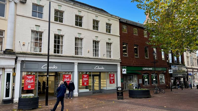 Prominent Town Centre Retail Premises To Let in Newcastle-under-Lyme