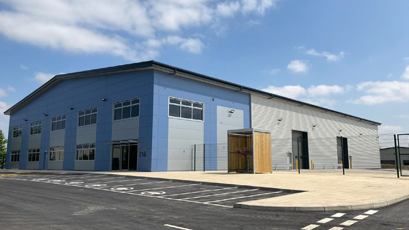 New Build Industrial Unit in Warrington