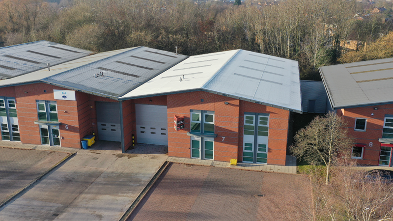 Modern Warehouse With Concrete Forecourt