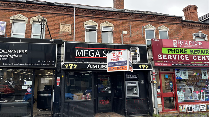 Prominent Retail Premises To Let in Birmingham