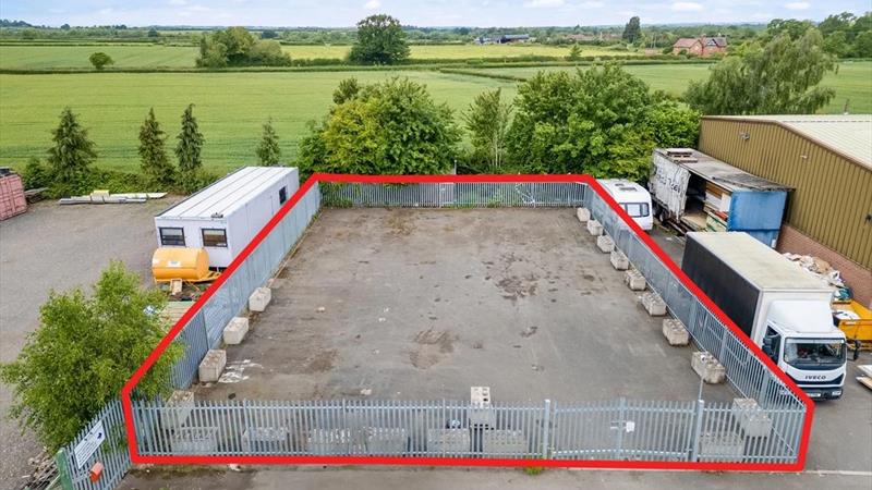 Secure Storage Yard To Let in Long Marston