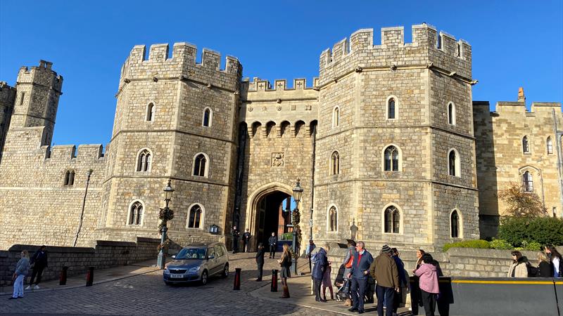 Windsor Castle View from Castle Hill House