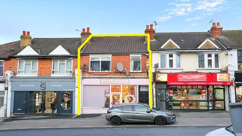 Shop & 2 Bed Flat For Sale