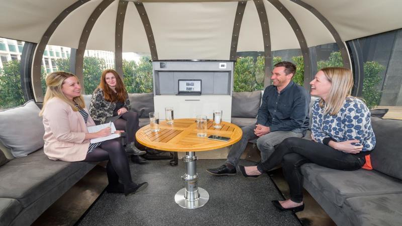 Meeting Pod on Terrace