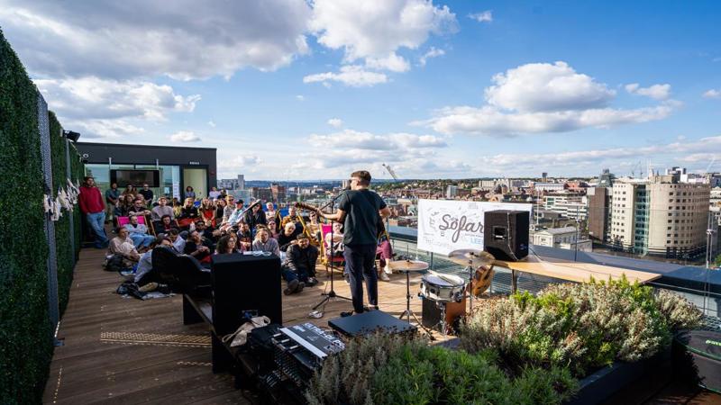 Roof terrace