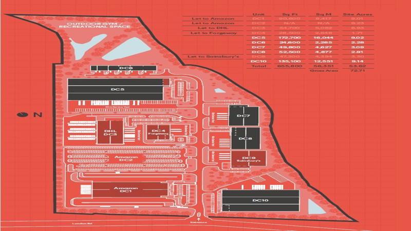 Exeter Logistics Park - Site Layout Jan 2024