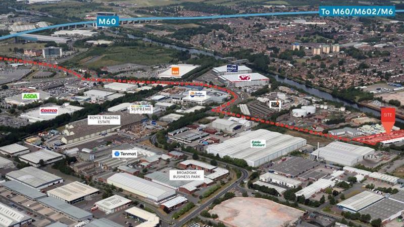 Location Plan - Nash Road, Trafford Park, Manchester