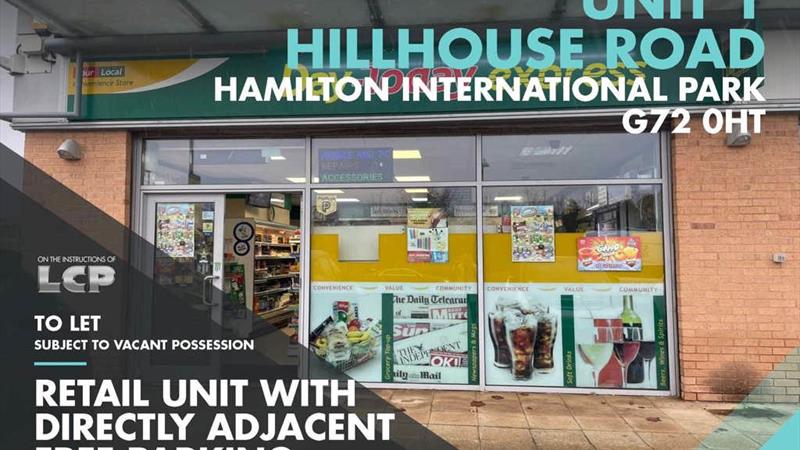 shop to let High Blantyre