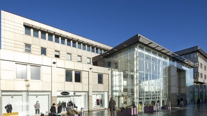 Offices from Piazza Main entrance